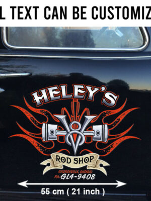 Custom Garage Vinyl Pinstriping Decals For Car