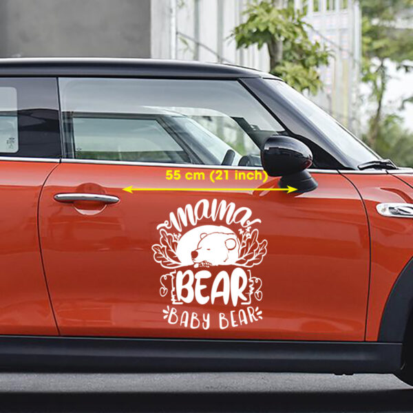 Mama Bear Baby Bear Best Vinyl For Car Side Decals - Image 2