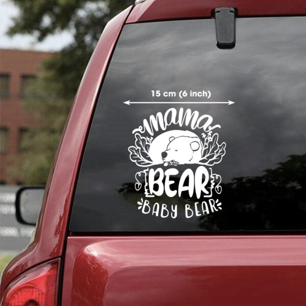 Mama Bear Baby Bear Best Vinyl For Car Side Decals - Image 3