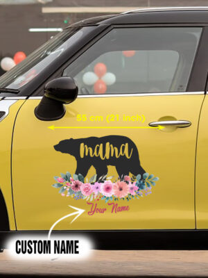 Funny Mama Bear Car Door Decals