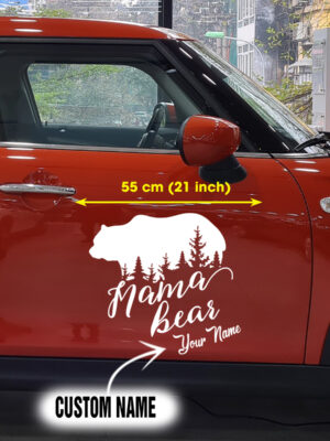 Mama Bear Forest Mom Car’s Side And Window Stickers