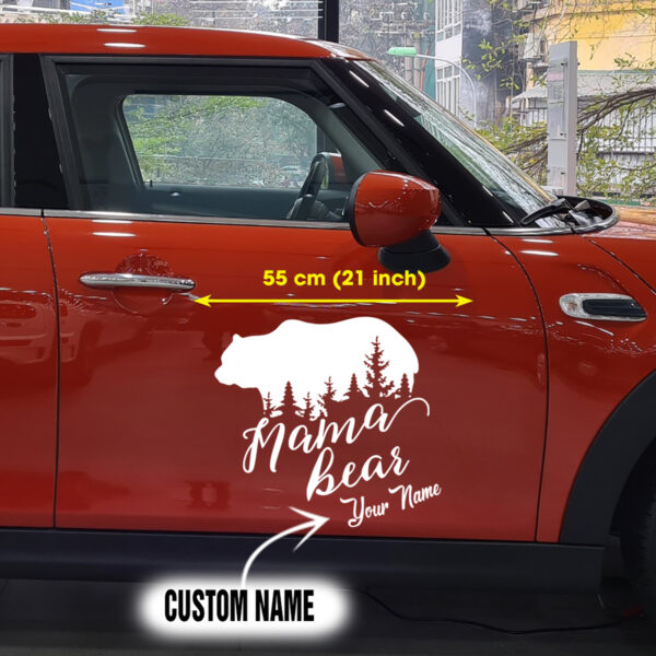 Mama Bear Forest Mom Car’s Side And Window Stickers