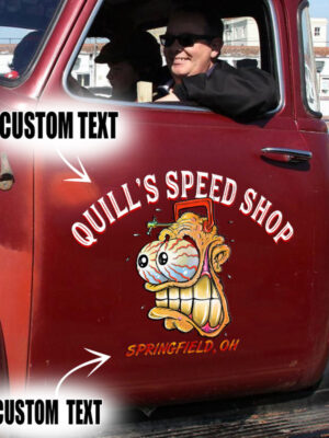 Personalized Kustom Kulture Low Brow Art Set 02 Vinyl Decals For Car
