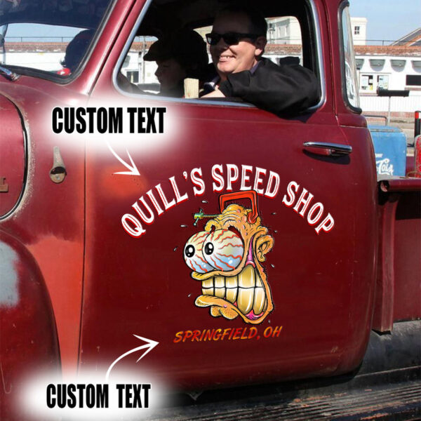 Personalized Kustom Kulture Low Brow Art Set 02 Vinyl Decals For Car