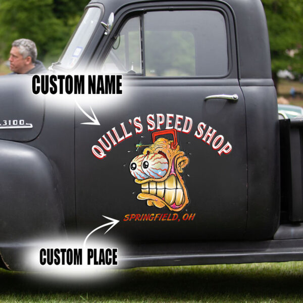 Personalized Kustom Kulture Low Brow Art Set 02 Vinyl Decals For Car - Image 3