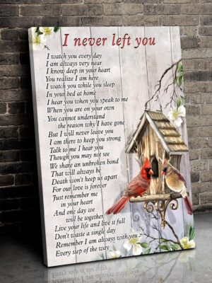 Cardinal I Never Left You Vertical Poster