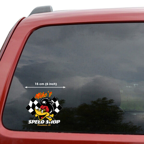 Personalized Kustom Kultrure Hot Rod Duck Decals 2 Pcs For Car Door Sticker - Image 4