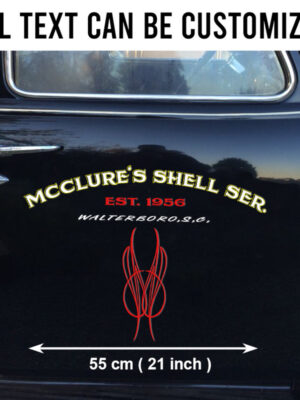 Personalized Pinstripe Side Decals For Cars