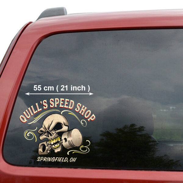 Skull And Bones Pinstripe Vinyl Decals For Trucks, Lowriders, Hot Rod Cars Large Stickers - Image 3