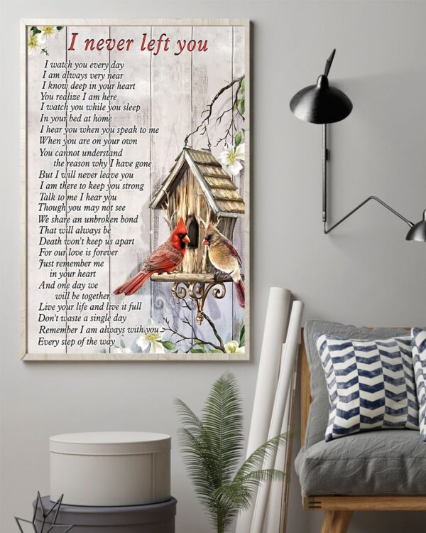 Cardinal I Never Left You Vertical Poster - Image 2